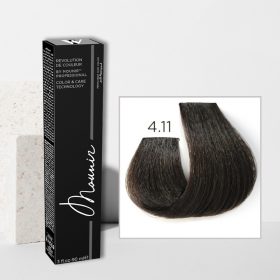 Mounir Revolution Permanent Hair Color, Ash Intensive 4.11