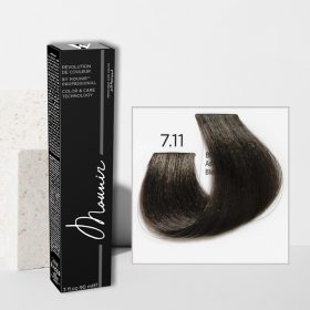 Mounir Revolution Permanent Hair Color, Ash Intensive 7.11