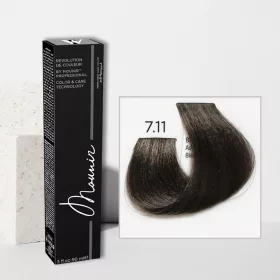 Mounir Revolution Permanent Hair Color, Ash Intensive 7.11