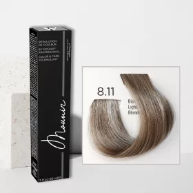 Mounir Revolution Permanent Hair Color, Ash Intensive 8.11