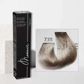 Mounir Revolution Permanent Hair Color, Ash Intensive 7.111
