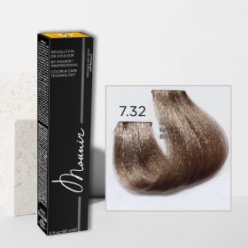 Mounir Revolution Permanent Hair Color, Beige 7.32