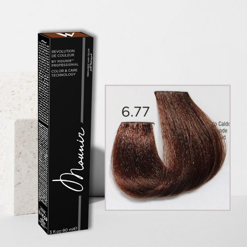 Mounir Revolution Permanent Hair Color, Warm Chocolate 6.77