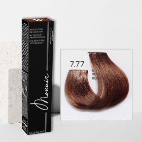 Mounir Revolution Permanent Hair Color, Warm Chocolate 7.77