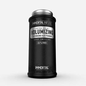   Immortal Infuse Volumizing Powder Wax 30 G (Black) ( Wood Display Stand Is Included) (33% Free)