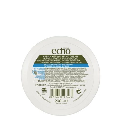 Farcom Echo Hand Cream Antibacterial Factor kézkrém 200ml